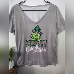 Gray Merry Grinchmas T-Shirt